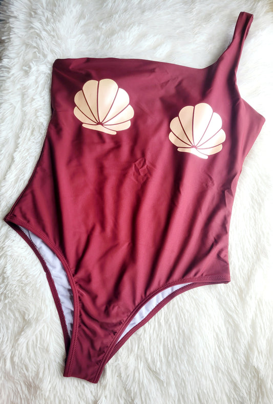 Shell one piece swimsuit