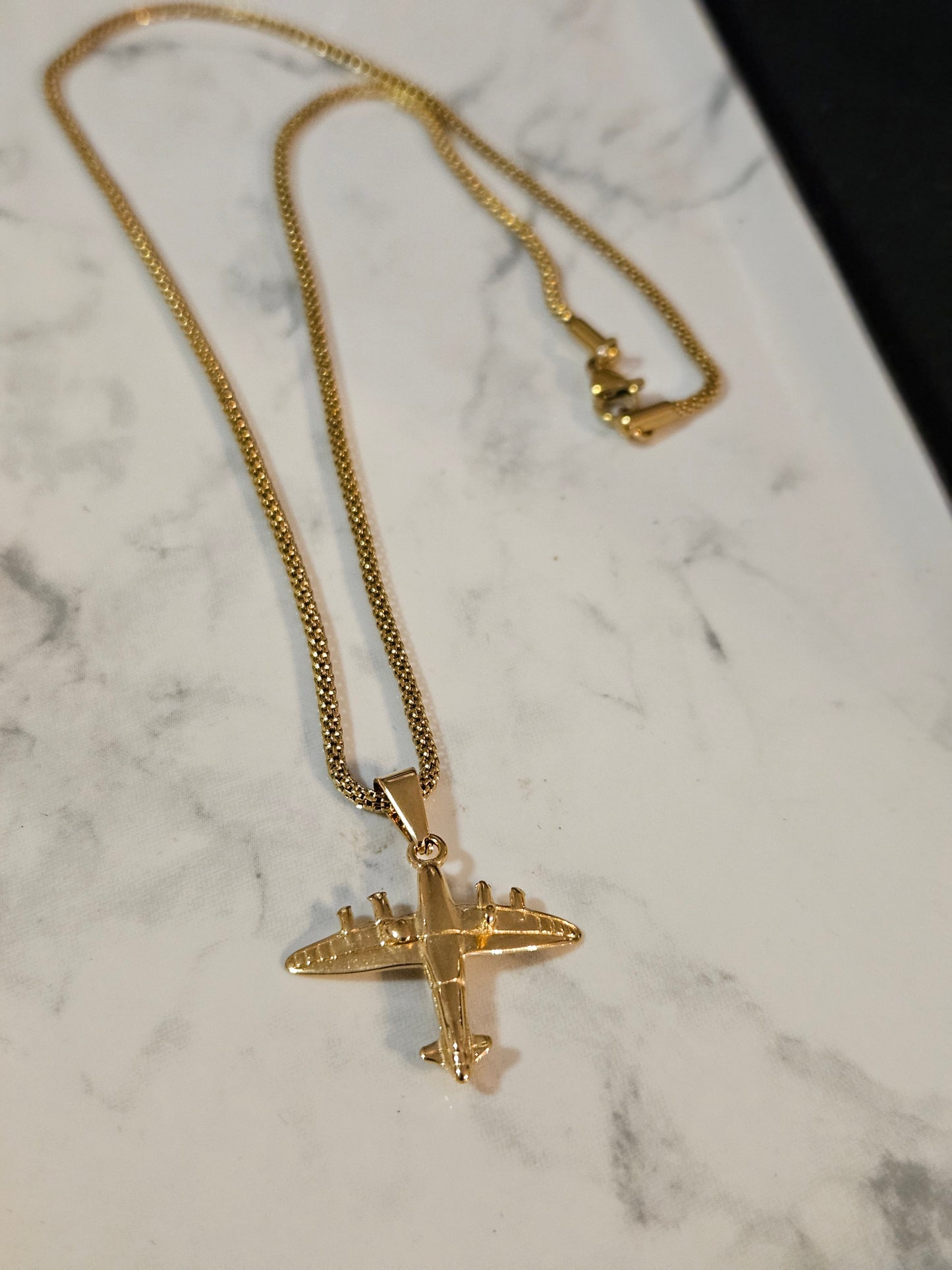 Airplane necklace