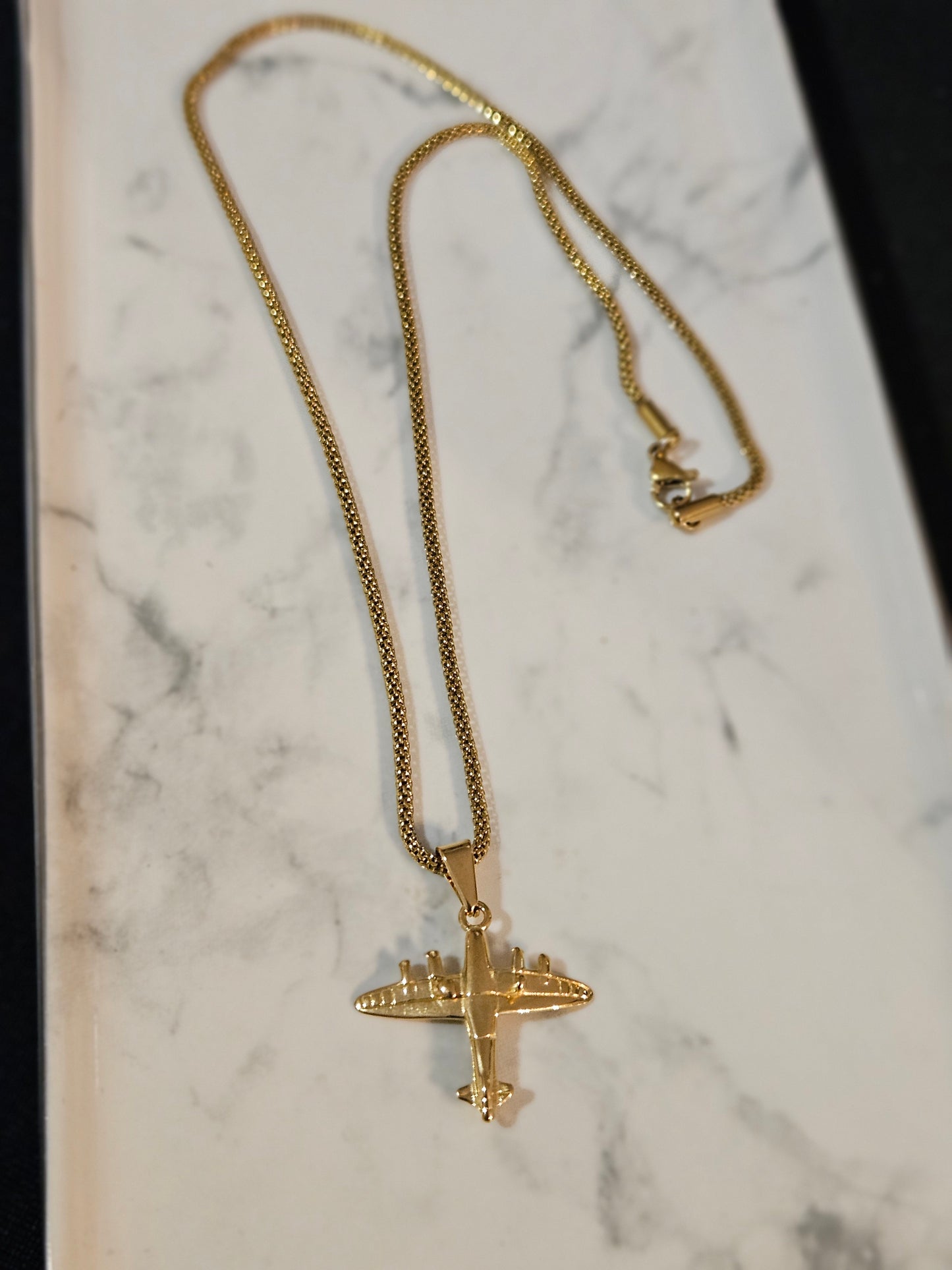 Airplane necklace