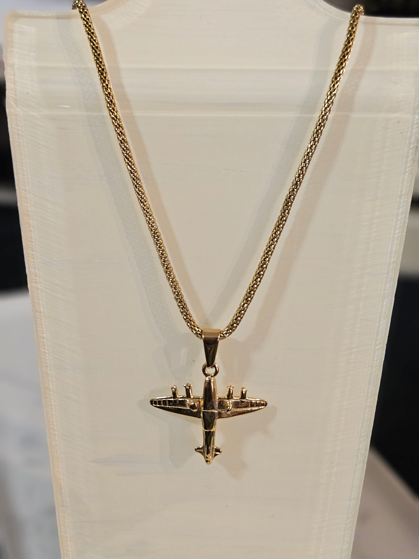 Airplane necklace