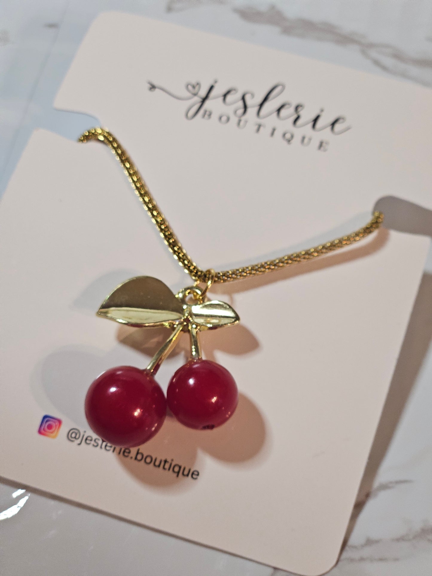 Cherry necklace