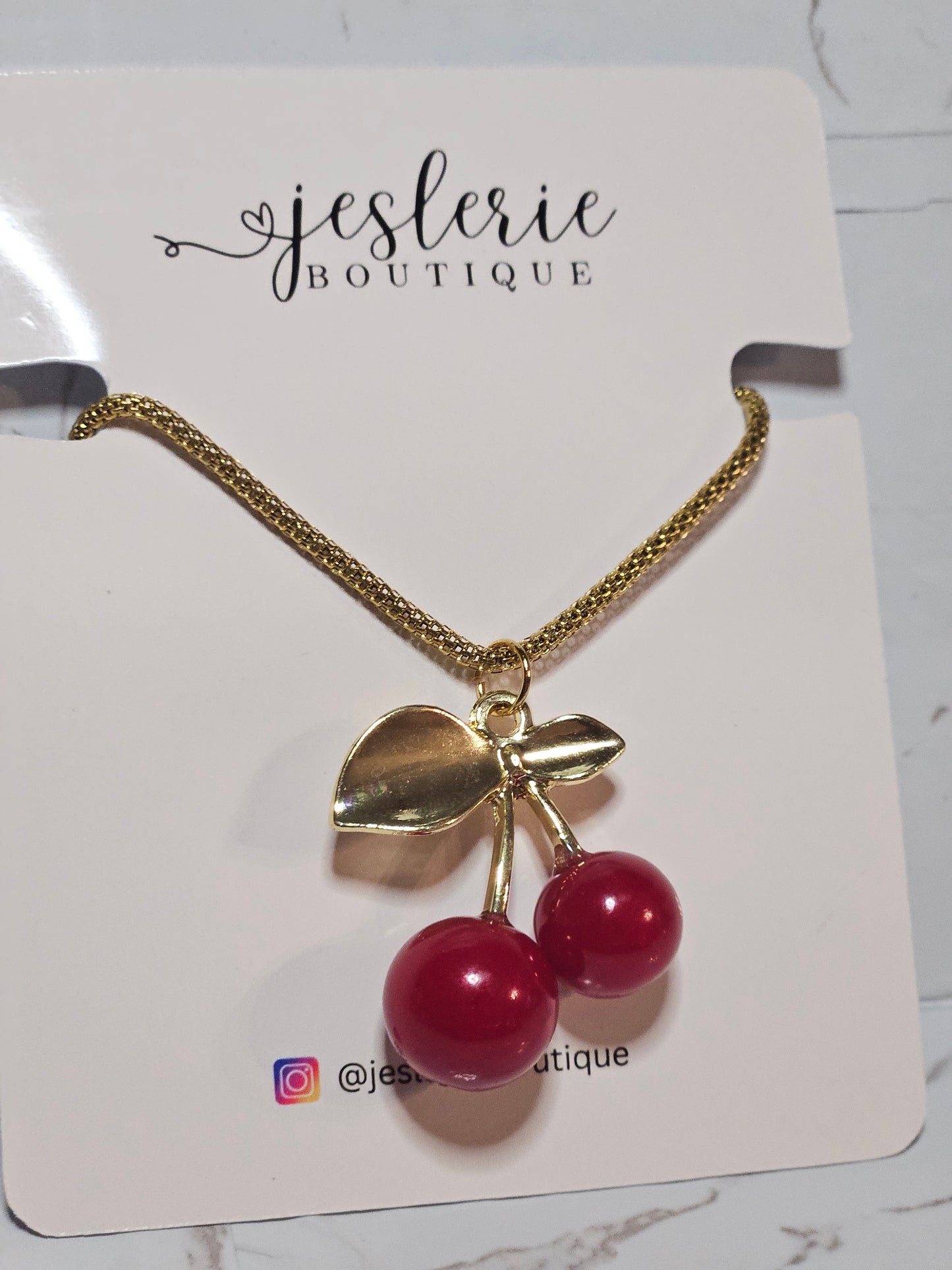 Cherry necklace